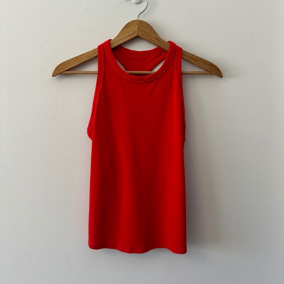 Athleta Tops - Athleta Transcend Red Racerback Tank Top | Size Small